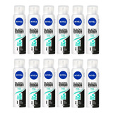 Desodorante Aero Nivea 150ml Fem Inv Black White Fresh-12un