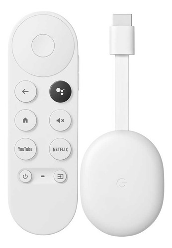 Google Chromecast Ga03131-us 4ª Geração De Voz Hd 8gb Branco