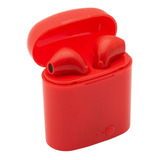 Audifonos Inalámbricos Bluetooth Gentek Tw2 Estuche Carga Color Rojo