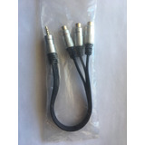 Cable Adaptador 1 Jack Estéreo 3.5 Macho A 3 Rca Hembra