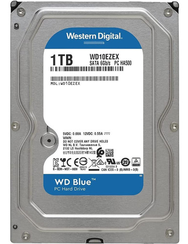 Disco Duro Interno Pc Western Digital Wd10ezex 1tb