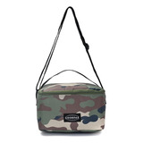 Lunchera Escolar Goodpak Vianda Estampada Colonia Nena Nene Color Camuflado Verde Estampado