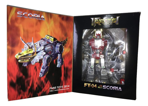 Scoria Dinobots Ft04 Fans Toys Transformers Masterpiece Slag