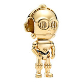 Pandora Charm C-3po Star Wars Original + Kit De Regalo