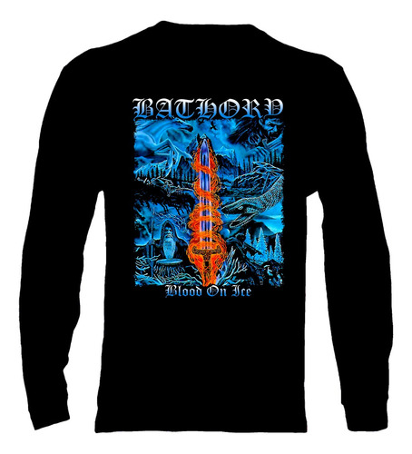 Polera Manga Larga Bathory - Ver 06 - Blood On Ice