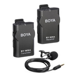 Microfone Boya Wm4 Pro K2 Sem Fio Lapela Uhf.