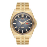 Relógio Orient Automático Masculino Dourado F49gg010 G1kx