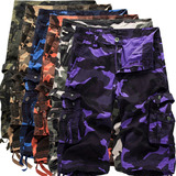 Pantalones Cortos De Trabajo Camuflaje Hombre Talla Grande