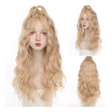 Peruca Feminina De Cabelo Longo Encaracolado Hair Lolita