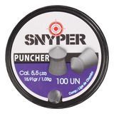 Chumbinho De Pressão Puncher Snyper 5.5 100 Unid