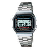 Reloj Casio Vintage A168wa-1w Unisex Original 100%