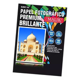 Papel Glossy Brillante A4/135g Resmas De 100 Hjs