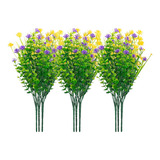 9 Ramos De Flores Artificiales Para Jardín Y Oficina