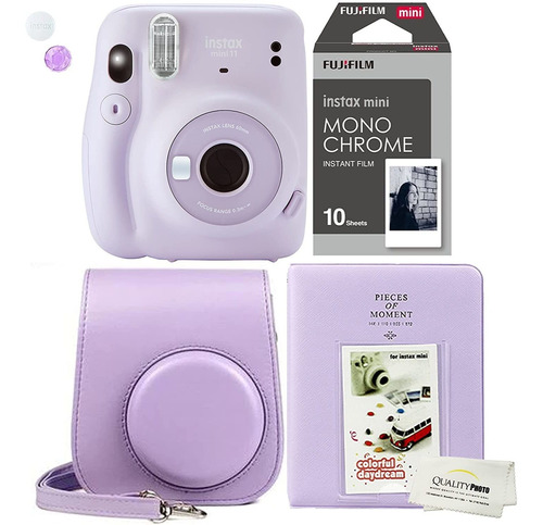Instax Mini 11 Lilac Purple Instant Camera Plus Estuche...