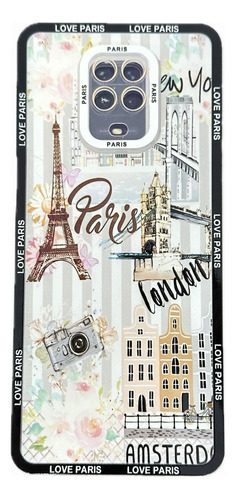 Funda Tpu Diseño Love Paris Para Redmi Note 9s 9pro