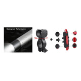 Kit Linterna Bicicleta 500 Lumens + Luz Trasera Recarga Usb