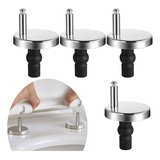 4pcs Bisagras De Asiento Inodoro, Tornillo Goma Expansible