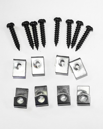 Kit X 8 Tornillos Y Grampas P/ Parlante Auto Audio Estereo