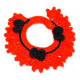 Disfraz Halloween Moño Collar Crochet Ropa Amigurumi Mascota