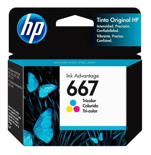 Cartucho Hp 667 Negro O Color Original 1275 2375 2775 6475