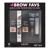 Nyx Cosmetics Brow Favs Kit De Maquillaje Para Cejas.