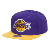 Gorra Mitchell And Ness Nba Core Basic Snapback Lakers Prgd