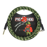 Cable Para Instrumentos De Camuflaje Pig Hog, 3 Metros, Enchufe L