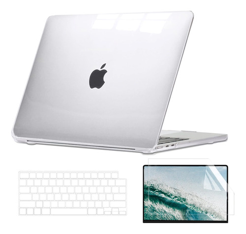 Funda Aokilom Para Macbook Air 13 M2 + C/teclado Clear