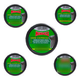 5 Pack Diabolo Express 2000 Cal 5.5mm Estuche 120pz Mendoza