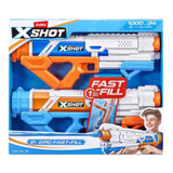 Lanzador Pistola De Agua Zuru X Shot Fast Fill 2 Pz 