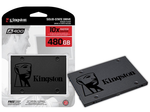 Ssd Kingston A400 480gb Sata3 6gbs Sa400s37/480g 2.5''