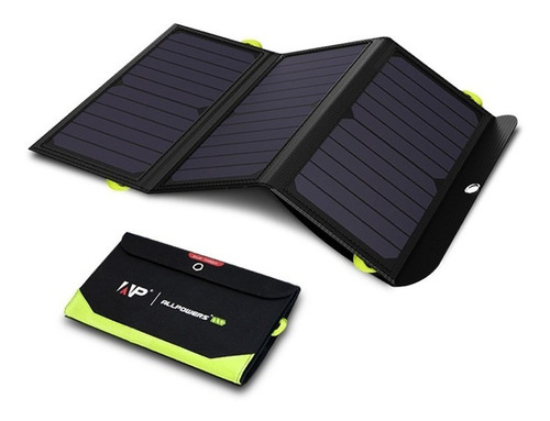 Panel Solar Plegable 21w/5v Con Batería Incluída