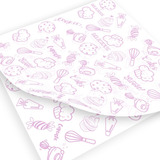 Papel Grado Alimenticio 30x30 Cms Reposteria 100 Pzs