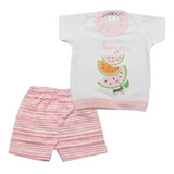 Pijama Gamise Manga Corta Algodon Verano Bebe Nena 5857