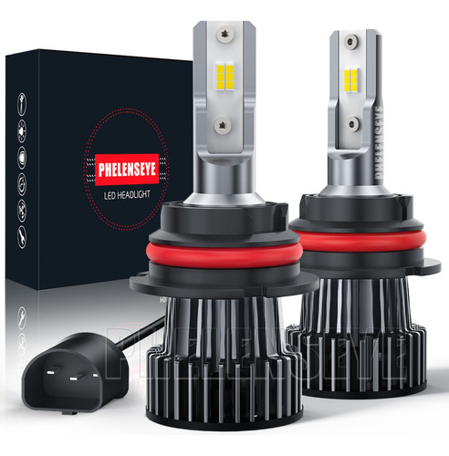 H4 H13 9007 Kit De Faros Led 20000lm Para Luz Alta Y Baja