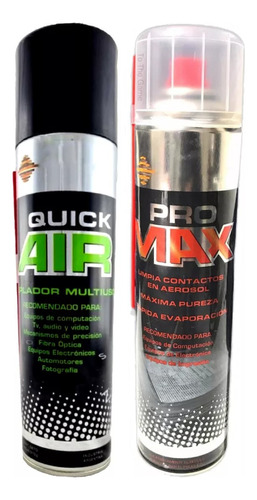 Combo Aire Comprimido 400ml + Alcohol Isopropílico 440ml