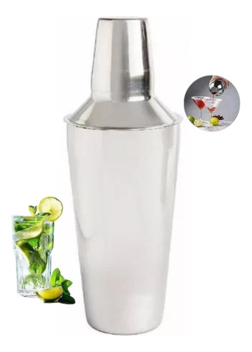 Coctelera Barman 500ml De Acero Inoxidable,bebidas,jugos