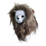 Peluca Para Gato Disfraz Tipo Leon Orejas Peluche Hallowen