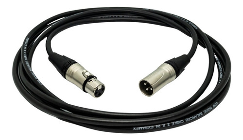Cable Balanceado Para Microfono Xlr De 3 Mts