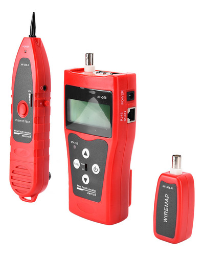 Cable Tracer Nf308 Network Tester, Pantalla Lcd, Portátil