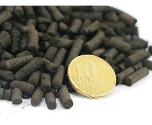 Carvão Ativado Granulado, Embalagem Com 1kg 