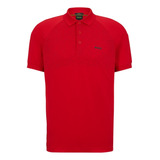 Polo Para Hombre Boss Slim Fit Diseño Moderno Look Casual