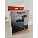 Microfone Tascam Tm-2x Para Câmeras