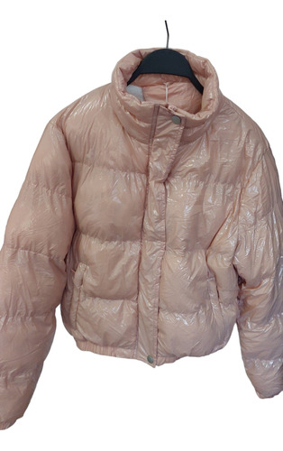 Campera Puffer Brillosa 