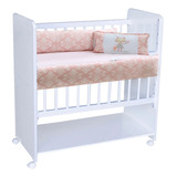 Mini Berço Bed Side New Baby Colchão Grátis Grade Móvel 