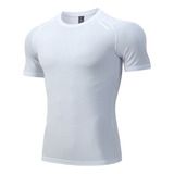 Camiseta Deportiva Microfibra Gym Manga Corta Hombres [u]