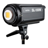 Lámpara De Luz Led Godox Sl-100 Color  Blanca Fría Con Estructura Negro 110v/220v