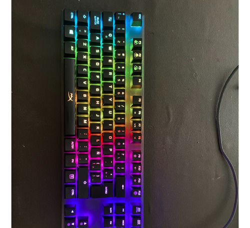 Teclado Gamer Hyperx Alloy Fps Rgb, Switches Kaihl Silver