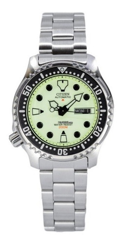 Reloj Automatico Citizen Ny0040-50w Wr200m Tapa/cor Rosca M