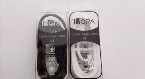 10 Cable V8 1hora/stela Blister Carga Y Pasa Datos Mayoreo